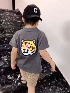 SOLANNA ชุดเด็กผู้ชาย ชุดเด็กชาย0-5ขวบ เสื้อผ้าเด็กผู้ชาย เนื้อผ้านุ่มสวมใส่สบาย ชุดเด็กชายฤดูร้อน เสื้อผ้าเด็กผช23425