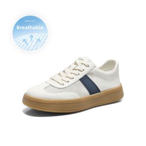 Belle | Thick Sole Height Increasing Casual Fleece-lined Mens White Sneakers