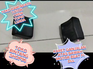 1 Set Karet Ganjalan Mesin Bawah Beat & Suku Cadang Motor Beat
