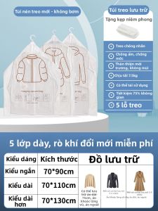 SIVASS | Túi Lưu Trữ Quần Áo Chống Ẩm Bằng Hút Chân Không Có Gối