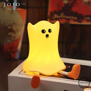 Cute Ghost Silicone Lamp Decorative Atmosphere Ornaments Ocean Theme Night Light Home Decoration Small Lamp PD.ocean by JOJOS L