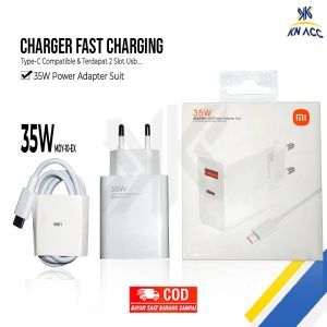 Charger Xiaomi 35W PD Fast Charging MDY10EX Tipe C