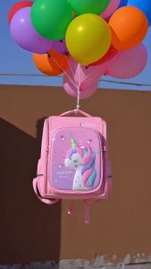 WWH25 Tas Anak Sekolah SD Ransel WYE 3D Gambar Timbul Backpack Impor TKM