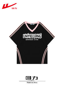 Warrior | Short Sleeve Cotton Printed Black T-shirt Loose Mid-length