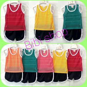 [Hàng Mới Về]  5 bộ ba lổ lưới  thun bé 6_22kg bộ sát nách quần đùi trẻ em 6th_3 tuổi đồ bộ mặc ngủ