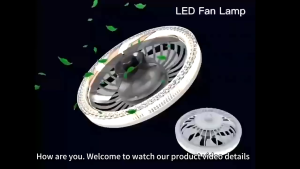2 IN 1 Ceiling Lights with Fan Ceiling Fan with Remote Control Electric Fanlight LED Bulb Fan Light Ceiling Lights with Fan Modern Big Ceiling Fan for Bedroom Silent Ceiling Fans for Living Room