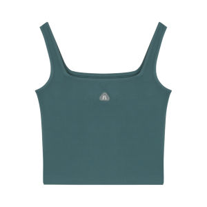 Takeanap Basic Style Halter Neck Vest Women Summer Outerwear High Elastic Drapey Innerwear Sweet Style Short Length Pure Color