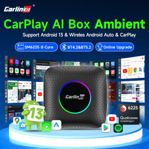 CarlinKit | CarlinKit LED Android 13 CarPlay TV Box Support Netflix IPTVPlay Store GPS Wireless Android Auto&CarPlay Ai Box 4GLTE WiFI FOTA