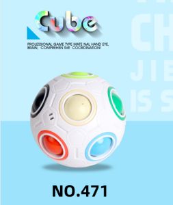 รูบิค พีระมิดลูกบาศก์รูบิค รูบิดลูกบาศก์ ของเล่นสำหรับฝึกสมาธิ (No.471)