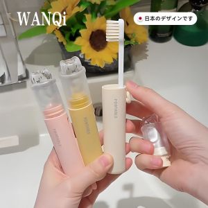Đồng Phục Vệ Sinh Cá Nhân Du Lịch Cầm Tay Có Chổi Đánh Răng Gấp Mềm Đựng Kem Đánh Răng Và Chổi Đánh Răng Trong Suốt