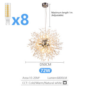 Indoor Led Lights Creative Styling Gloss Pendant Light Three-color Light for Bar Restaurant Room Decorations Luxury Chandelier
