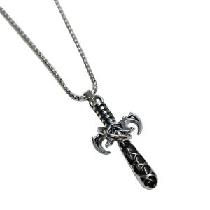 สร้อยคอแบบแฮนด์เมดสไตล์ฮิปฮอปปunks สไตล์ย้อนยุค สร้อยคอรูปคริสตัลสำหรับผู้ชาย แฟชั่นสุดเท่ โซ่โลหะผสม