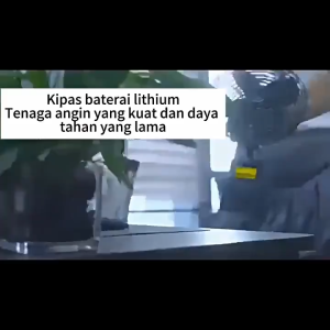 CHIC Kipas Angin Portabel 8 inch Portable Fan 998/558V Kipas Mobil Kipas Mini kipas Darurat Kipas Baterai Lithium Kipas yang dapat dilepas dengan baterai