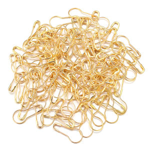 200pcs/lot Metal Safety Pins 22mm Colorful Gourd Shape Safety Pin Knitting Marker Tag Hangtag Pins For DIY Sewing Tools