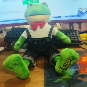 25cm Frog Couple Plush Toy Ugly And Cute Mr. Long-Legged Lonely Frog Doll Decoration Pendant Diy Keychain ChildrenS Toy Gift