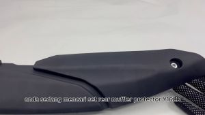 REAR MUFFLER PROTECTOR Y16ZR BAX EXHAUST COVER Y16 MUFFLER PROTECTOR SILENCER CAP BLACK Y16-ZR YAMAHA VIETNAM