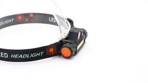 Outdoor COB LED Headlights with Long Battery Life and Strong Light LED Night Fishing Charging Head Mounted Magnetic Flashlight