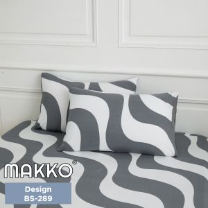 MAKKO Comfy Collection Pillow Case | Bolster Case Add-On (1PC) | Modern Zen Checkered Designs