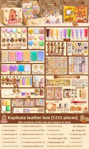 MONLEYTA | Luxury Edition Creamy Glue Guka DIY Handmade Toy Set For Girls Childrens Play Material Sandflow Guka Brick Guka Plate Full Set Girls Stickers Scrapbooking Gift Box