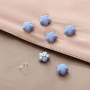 Invisible Safety Needle-Free Quilt Cover Four Corner Anti-Slip Fastener Plastic Storage Organizer Household Cleaning Tool