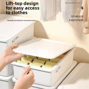 Sturdy Home Plastic Organizer Drawer with Dividers and Lid