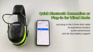 ZOHAN EM037 Bluetooth Hearing Protection Headphones | Ear Anti Noise Cancellation Cancelling Reduction 降噪蓝牙听力保护耳机无线藍牙耳機無線頭戴式