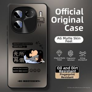 Oppo Find X9/X9 Pro Compatible Full Protection Acrylic Matte Luxury Case