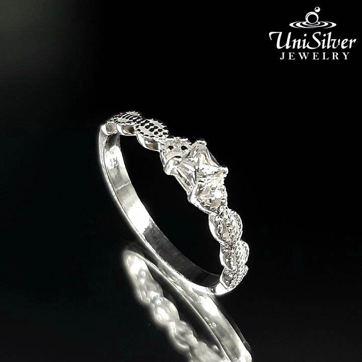 Engagement deals ring unisilver