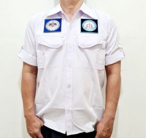 Kemeja GMIM Pria Kaum Bapa Panji Yosua Tactical PDL S - 5XL Bonus Free 5 Emblem Patch Prepet Perekat Velkro Army