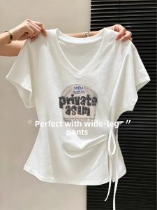 V.C.I | Slimming V-Neck Open-Fit Short Sleeve T-Shirt