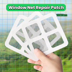MaxPlus Window Screen Repair Self-adhesive Tapes Anti-insect Door Window Mosquito Screen Net Repair 10*10cm