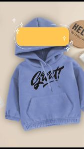 Sweater Hoodie Anak Sablon Tulisan Great untuk Anak Usia 2-10 Tahun Bahan Nyaman Tidak Luntur ANAK Perempuan