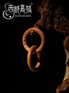 Handmade Natural Jujube Wood Gourd Pendant Pure Handcraft Xidu Jiahu Wine Gourd Ornament Decorative Ring Bottle Opener Pendant