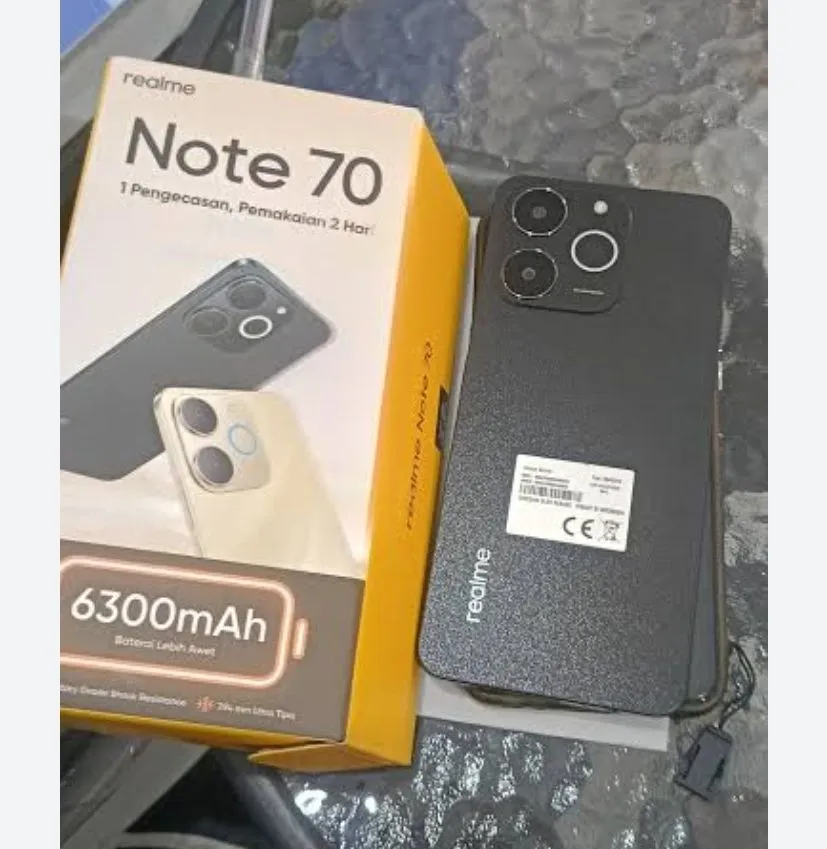 realme Note 70T 本体 8台セット あきらさん専用 Realme Not 70 Ram 8 +128 GB (exten 4+4 GB) garansi resmi 1 tahun