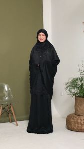 Mukena Dewasa Silk 2in1 Premium Lasercut