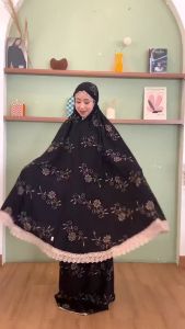 Mukena Dewasa Gracella Exclusive Katun Premium FULL Bordir
