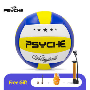 Psyche Volleyball Ball Original Size 5 Soft Indoor Outdoor Kids Adults Beach Velleyball Ball