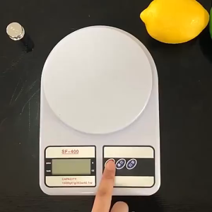 Timbangan Dapur Digital 5-10kg Gratis Baterai Dan Box White Electronic Digital Kitchen Scale