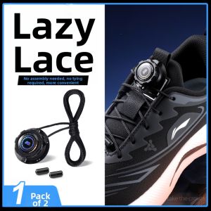 ZUYINBULUO | Automatic Elastic Shoe Laces No Tie Round Rope Anti-Slip Rotatable Buckle