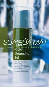 DrCeutics Gel Rửa Mặt Tạo Bọt Gentle OLIVE Facial Cleansing Gel – Dịu Nhẹ Dành Cho Mọi Loại Da Da Nhạy Cảm (250g)
