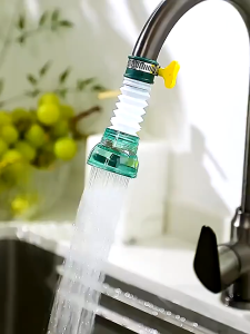 Universal 360 Degrees Rotatable Faucet Filter Retractable Flexible Tap Extender Bathroom Accessories