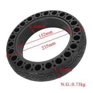 10 Inch 60/70-6.5 Honeycomb Hollow Rubber Damping Solid Tire For Ninebot MAX G30 G30L G30D Electric Scooter Antislip Tyre Parts