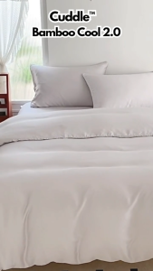 Cuddle™ Cool 2.0 Bamboo Duvet Cover | Cooling Bamboo Duvet Cover Set | Silky Smooth Hypoallergenic & Soft Quilt Cover