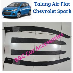 Talang air chevrolet spark 2017-2019 flat/side visor super premium