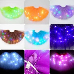 【Moucter】กระโปรงมีไฟ TUTU กระโปรงเรืองแสง เด็ก ผู้ใหญ่ ของขวัญสําหรับเด็กผู้หญิง