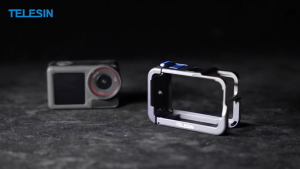 TELESIN Metal Housing Cage Frame Case for DJI Action 5 Pro 4 3