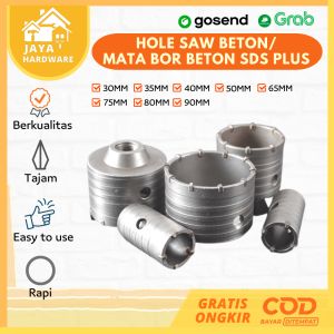 Mata Bor Hole Saw Holesaw Beton Pelubang Tembok Pipa Selang AC Set Perkakas Alat Tukang Pertukangan 25 30 35 40 50 65 75 80 90