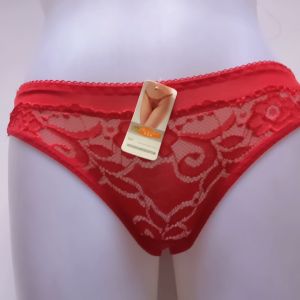 Celana Dalam Wanita Dewasa Mini Size Brokat Korean Style cd06 Warna Merah