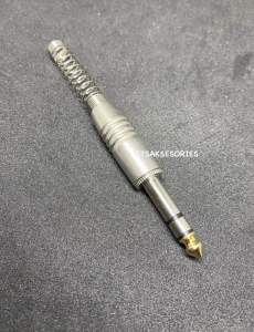 Jack akai 6.5mm stereo metal gold per