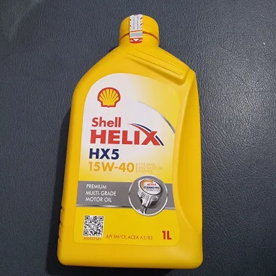 Oli Mesin Shell Helix HX5 SAE 15W-40 1 Liter 1L Bensin Diesel